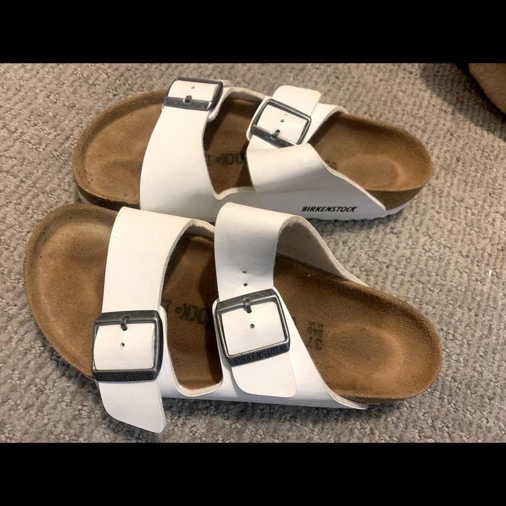 White Birkenstock's